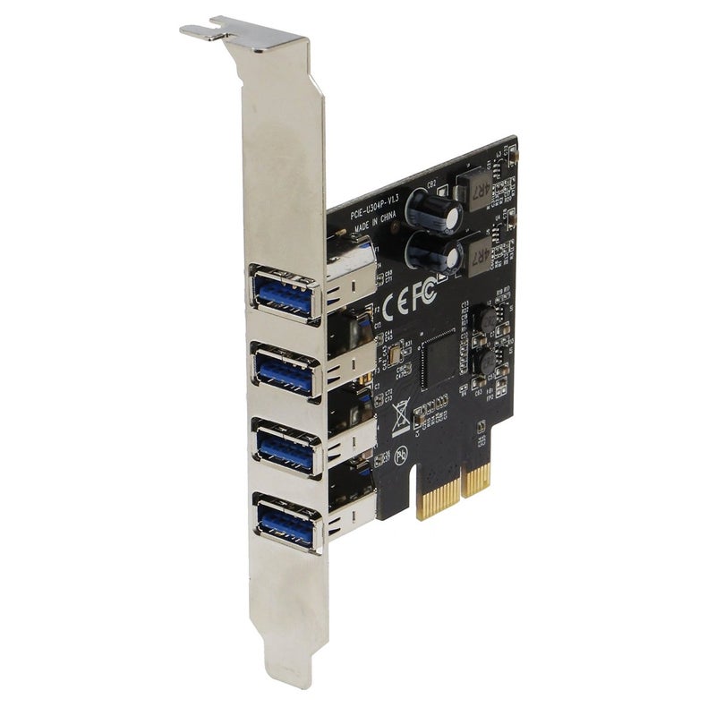 Sedna - PCI Express USB 3.1 Gen I (5Gbps) 4 Port Adapter with Low Profile Bracket - Supports Windows, Linux and Mac Pro (2008 to 2012 Late Version), no Need Power Connector - Image 3